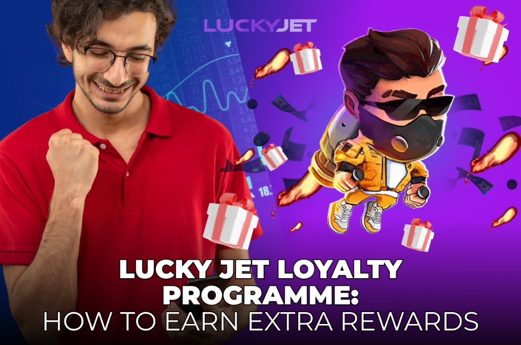 Visual guide on how to earn additional rewards in the Lucky Jet loyalty program.