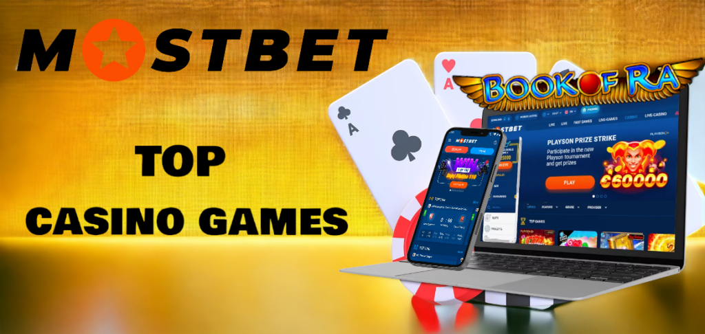 Top casino games for phone on Mostbet website
